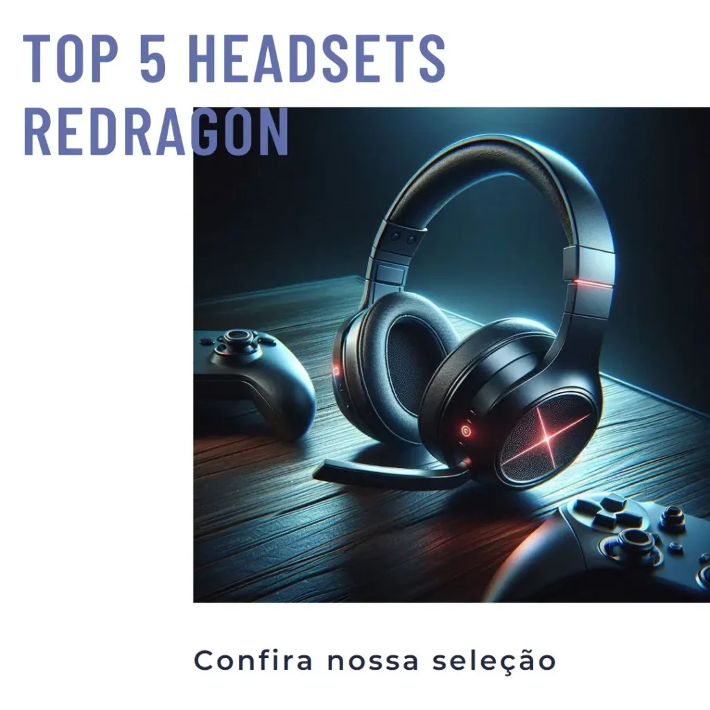 Top 5 Opções de headset Redragon sem fio zeus pro 7.1