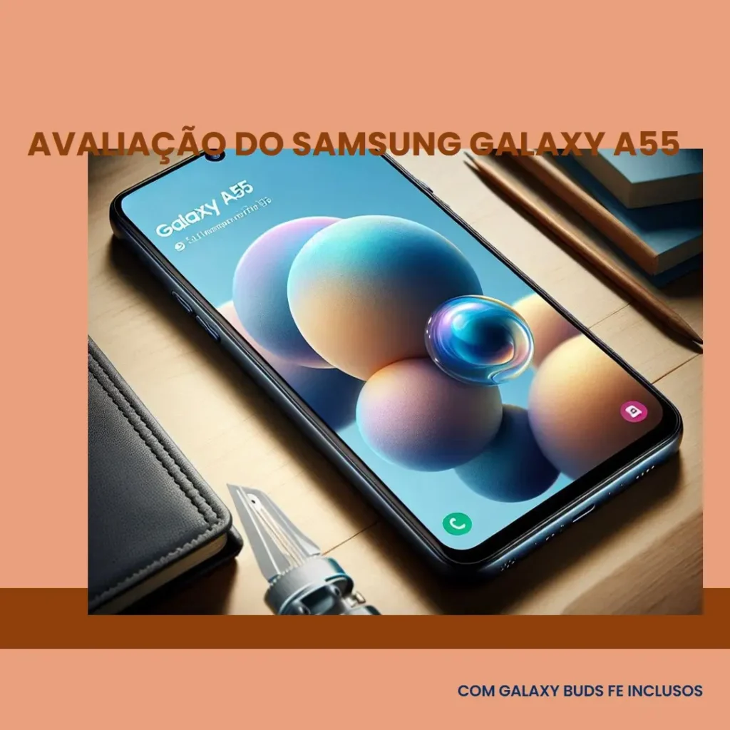 Samsung Galaxy A55 5G 256GB com Galaxy Buds FE
