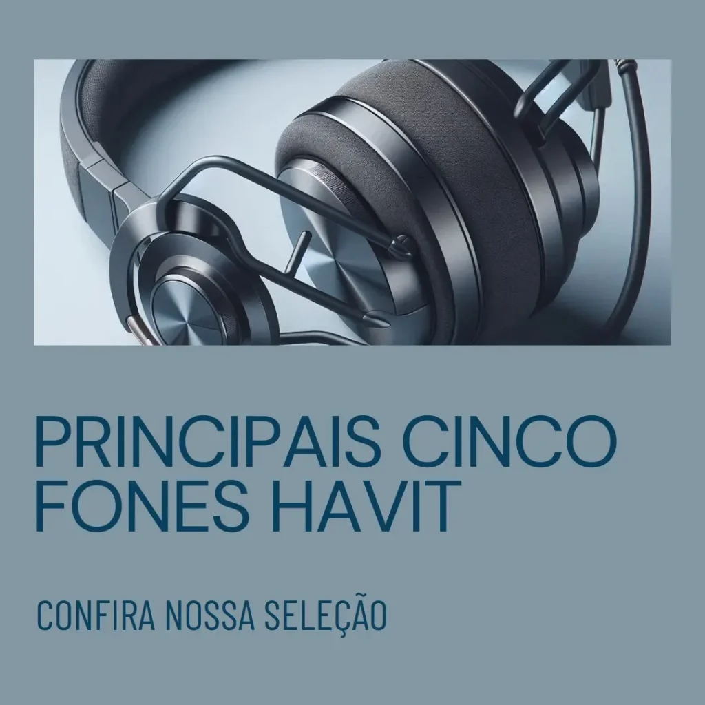Principais Cinco fone de ouvido Havit