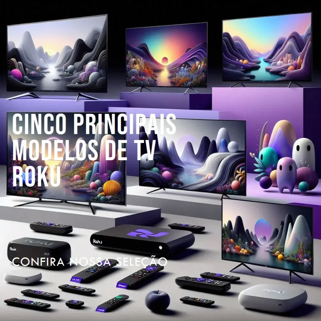 Cinco Principais Modelos de televisão Roku