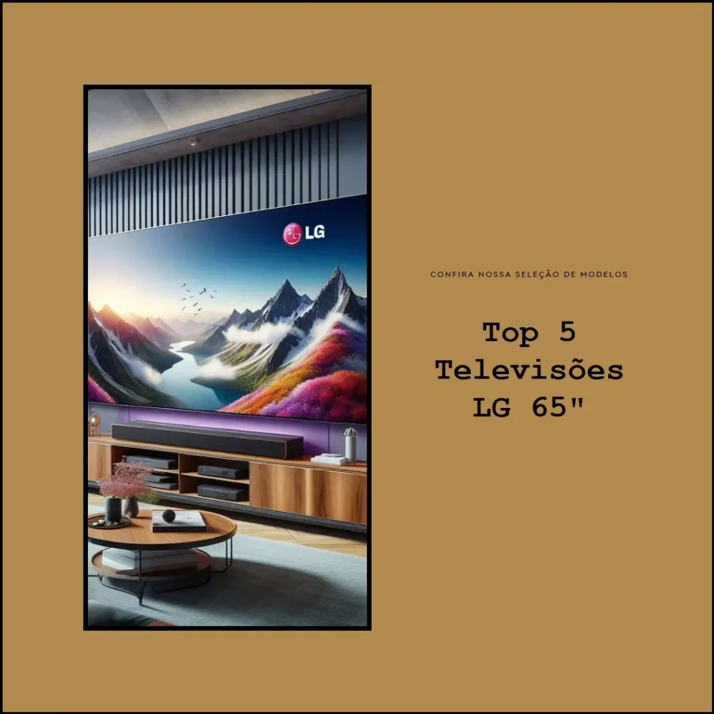 Top 5 Opções de televisão LG 65 polegadas