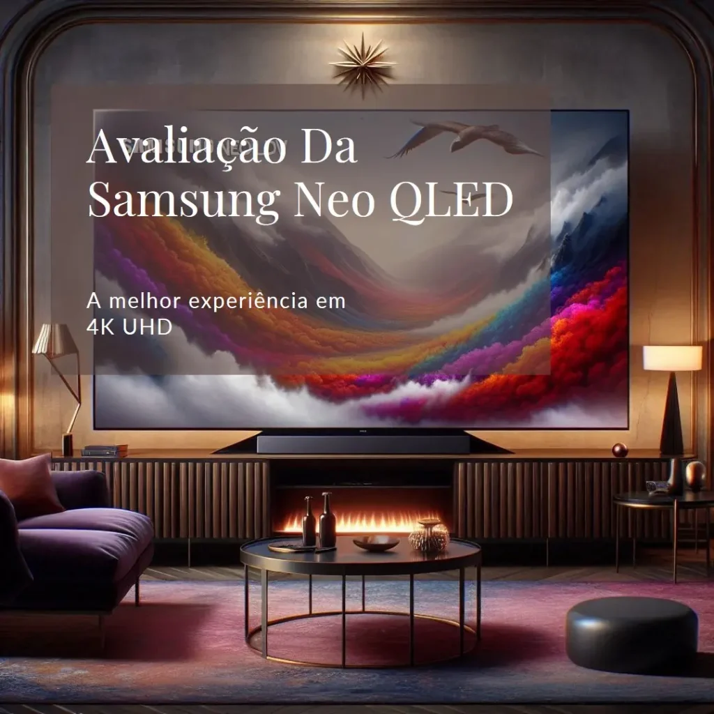 Samsung Smart TV Neo QLED 55" 4K UHD QN85C com IA e Mini LED