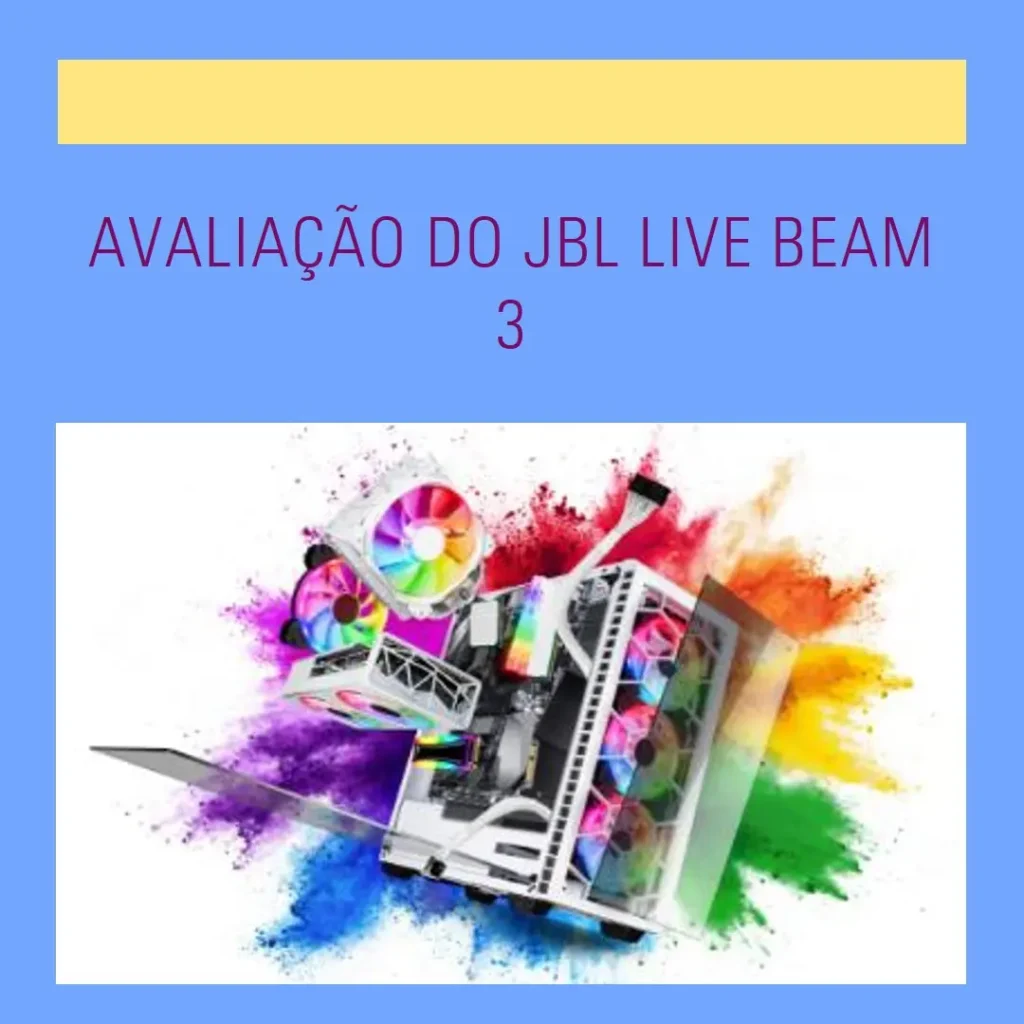 JBL Live Beam 3: Fone de Ouvido Bluetooth Intra Auricular com Tela e Cancelamento de Ruído