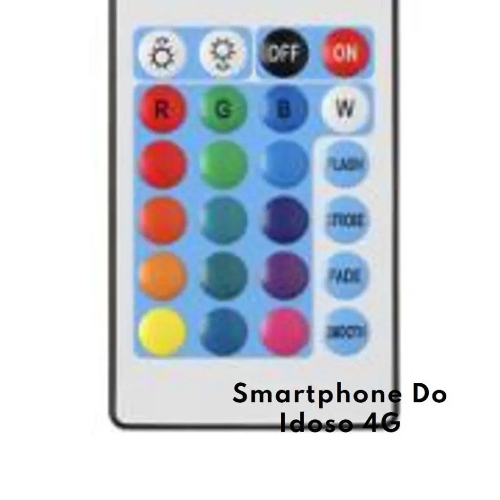 Smartphone do Idoso 4G com Letras Grandes e Botão SOS
