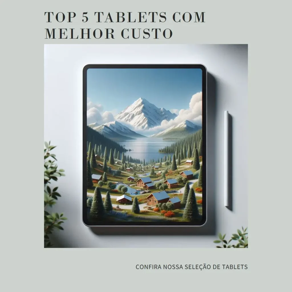 Top 5 Opções de tablet melhor custo beneficio