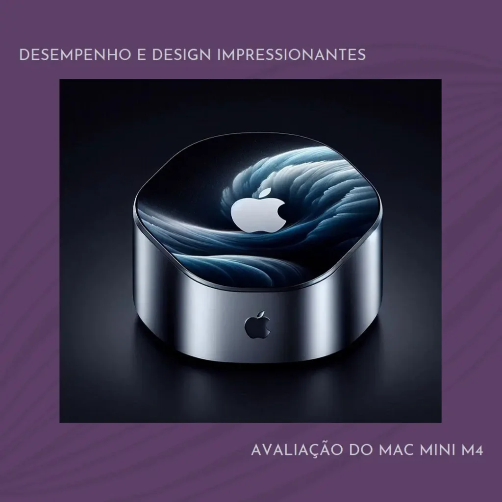 Apple Mac mini M4 com CPU 10 núcleos e 16GB RAM
