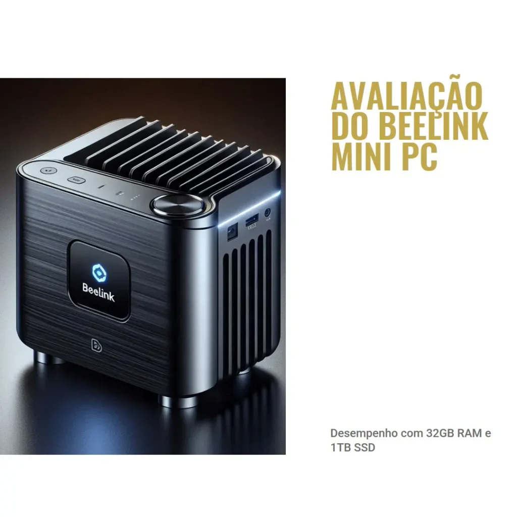 Beelink Mini PC Core Ultra 125H SEI14 com 32GB RAM e 1TB SSD
