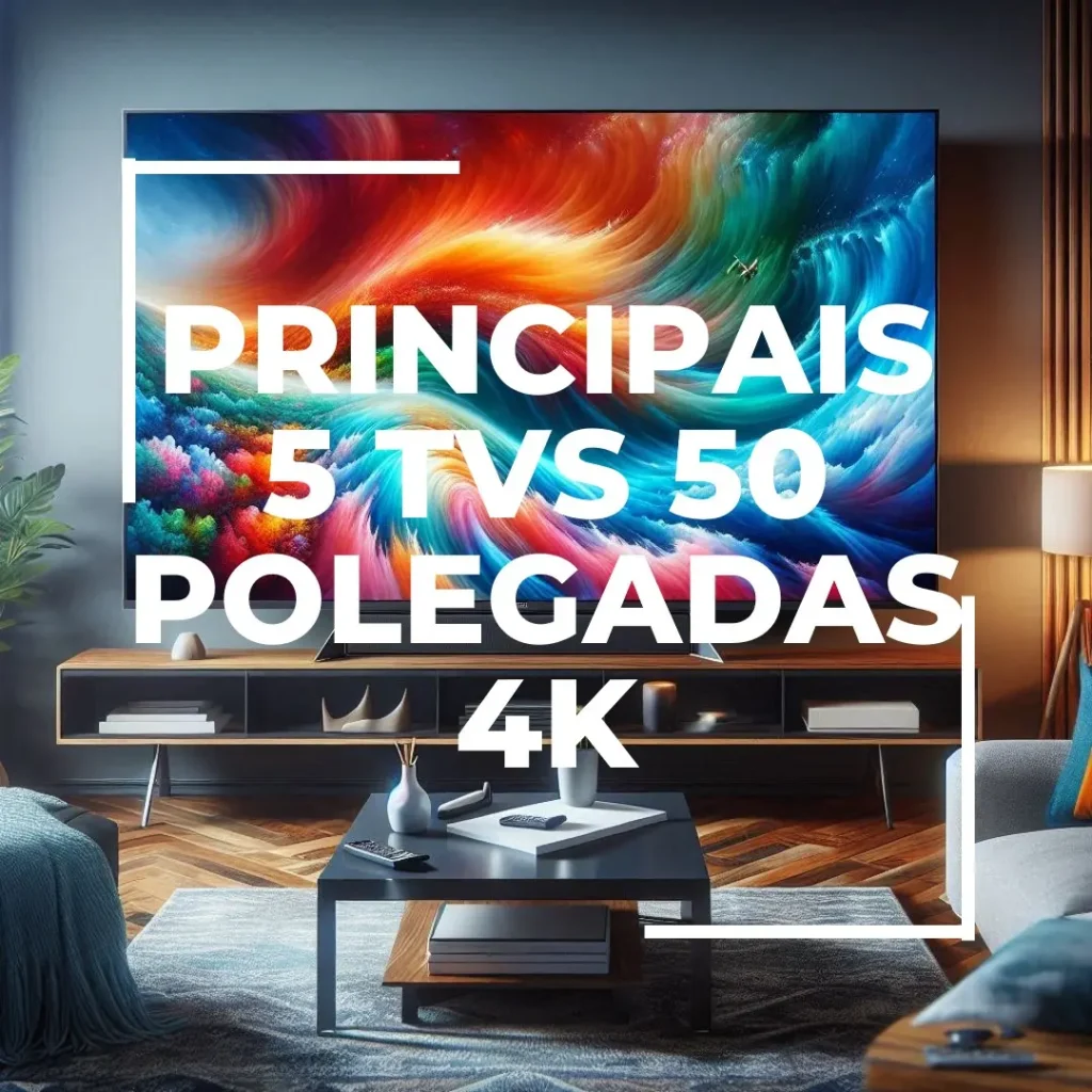 Principais 5 TV 50 polegadas 4k