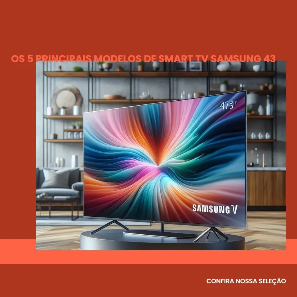 Os 5 Principais Modelos de smart TV Samsung 43