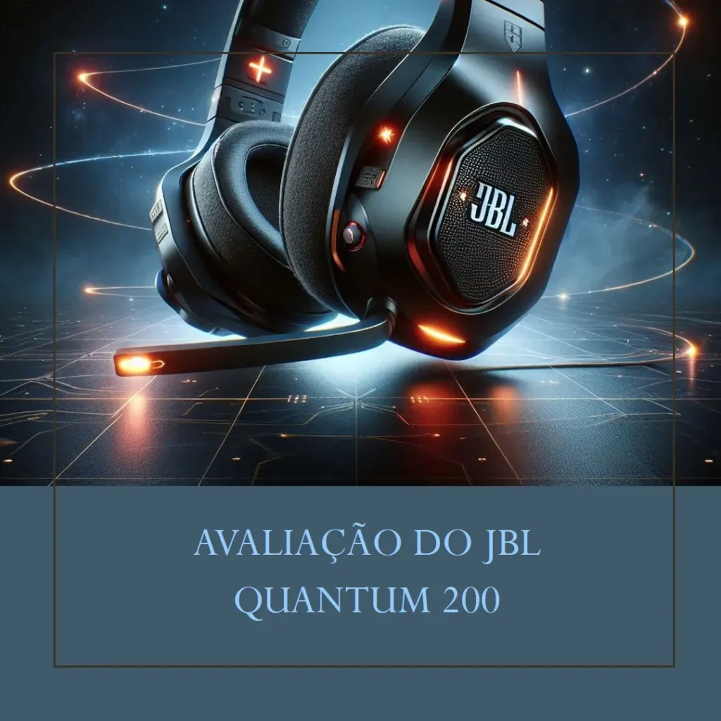 JBL Quantum 200 com som imersivo e microfone preciso