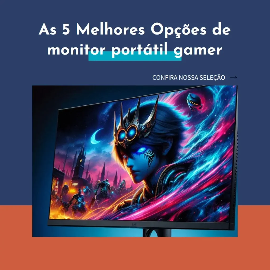 As 5 Melhores Opções de monitor portátil gamer