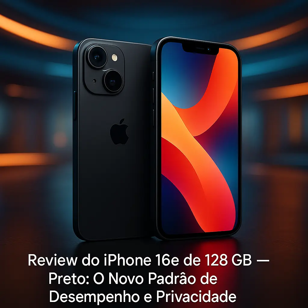 Apple iPhone 16e de 128 GB — Preto: O Novo Padrão de Desempenho e Privacidade