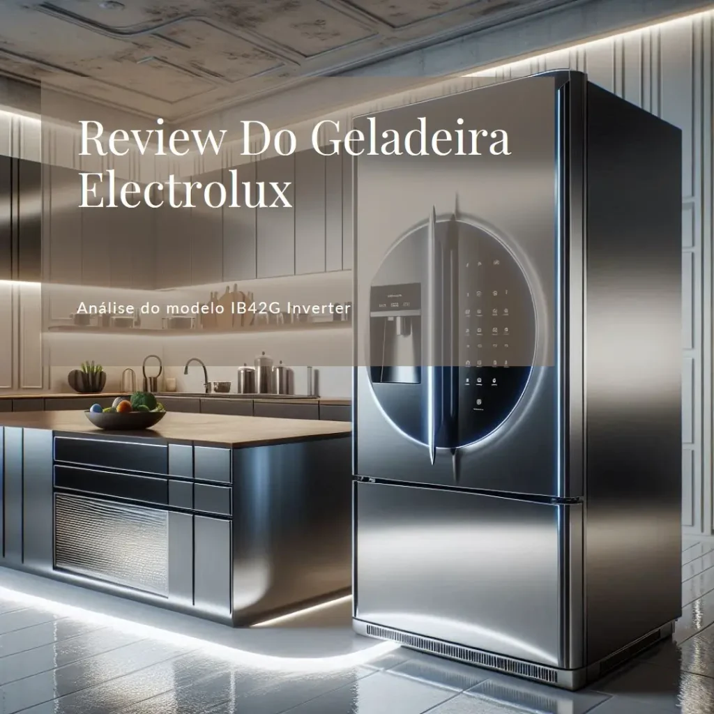 Geladeira Electrolux Frost Free Inverter 322L Efficient AutoSense Inverse Preta (IB42G) 127V