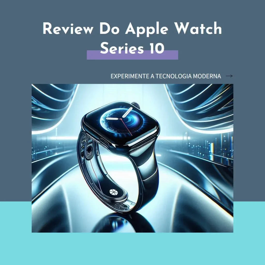 Apple Watch Series 10 GPS: Caixa Prateada de Alumínio – 42 mm e Pulseira Esportiva Denim