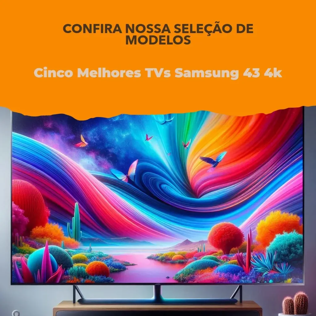 Cinco Melhores Modelos de TV Samsung 43 4k