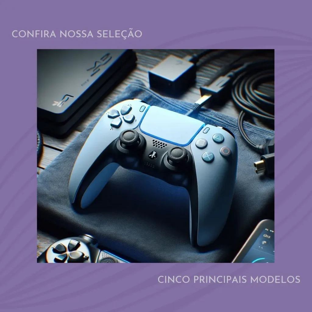 Cinco Principais Modelos de controle ps5 original