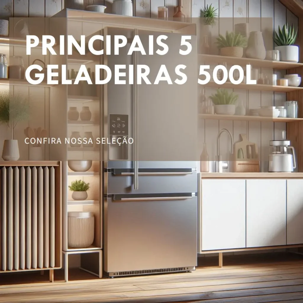 Principais 5 geladeira 500 litros frost free