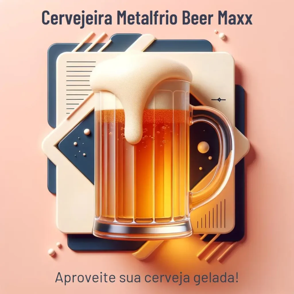 Cervejeira Vertical Metalfrio Beer Maxx 300 com Porta Glass Viewer 287L