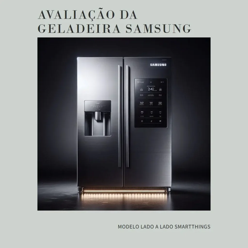 Samsung Geladeira Side by Side SmartThings RS57 564L