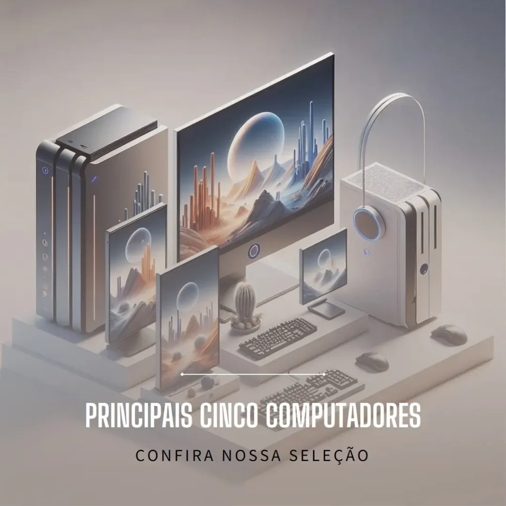 Principais Cinco computador de mesa
