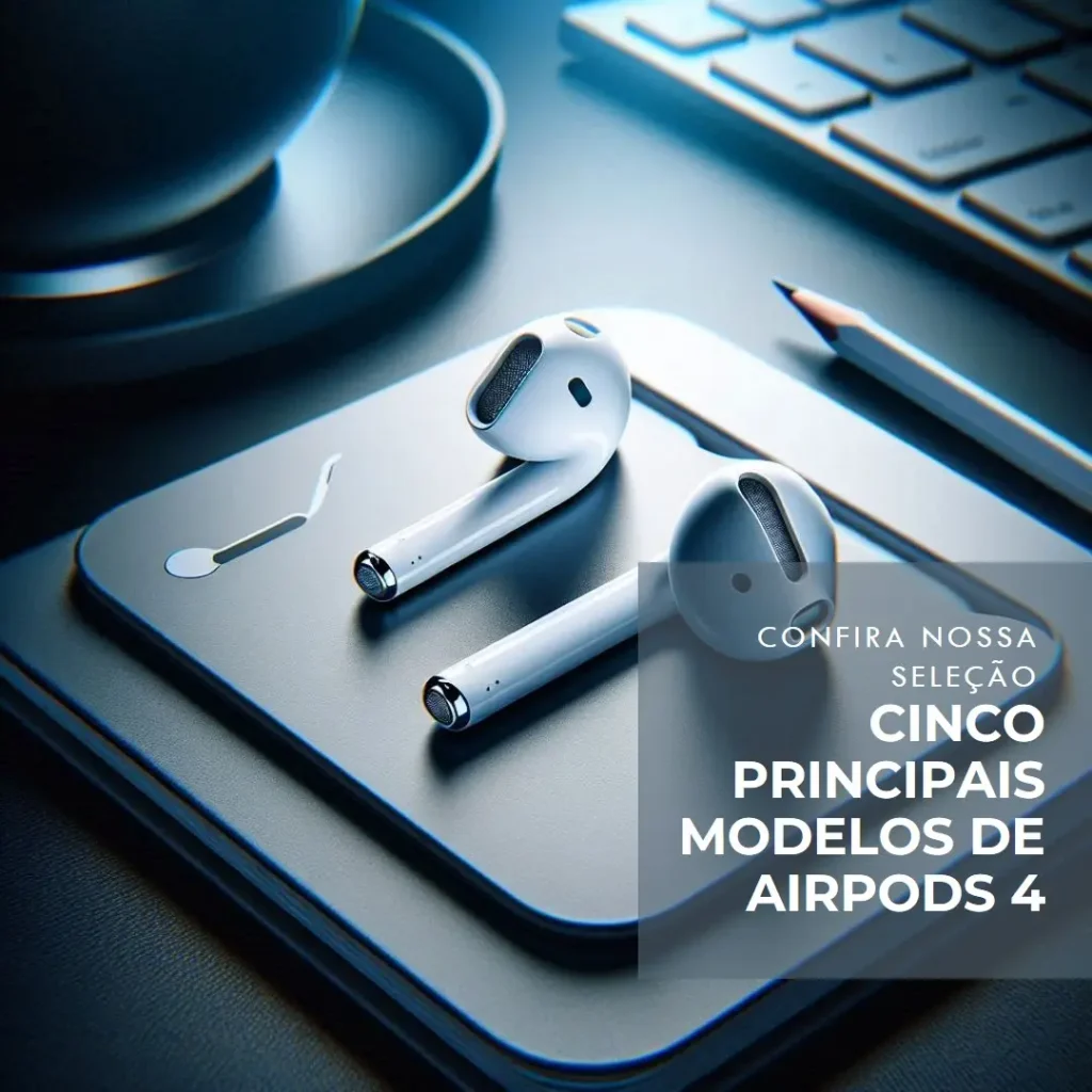 Cinco Principais Modelos de  Apple AirPods 4
