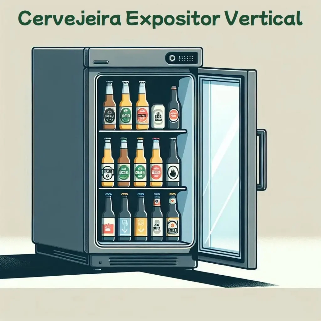 Cervejeira Expositor Vertical Porta de Vidro 497L