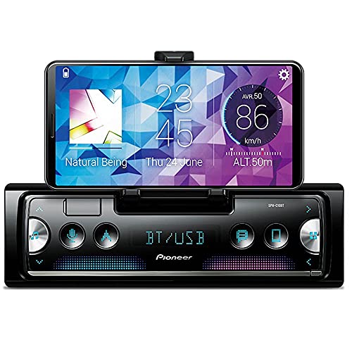 Aperelho Pioneer SPH-C10BT Smartphone Media Receiver Bluetooth USB, Pioneer, SPH-C10BT 6316402, CD e MP3 Player