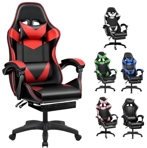 Cadeira Escritório Gamer Reclinável Ergonômica Profissional (Vermelho)