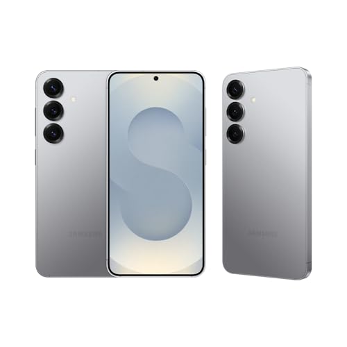 Celular Samsung Galaxy S25 5G, 256GB, 12GB RAM, Câmera Tripla de 50+12+10, Tela Grande de 6.2", Prata