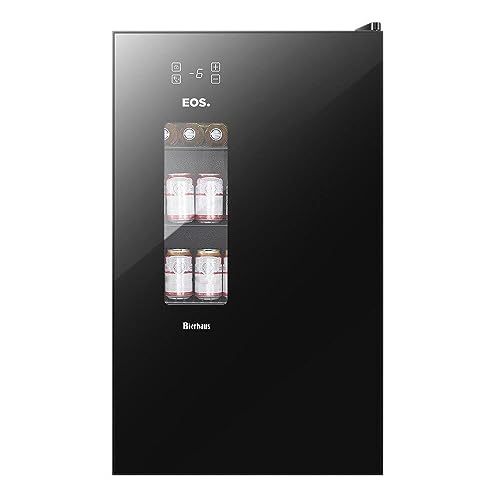 Cervejeira Eos Bierhaus 100 Litros Black Glass Frost Free Ece120 110v