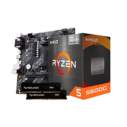 KIT UPGRADE AMD RYZEN 5 5600G, PLACA MAE A520M, 16GB DDR4, NEOLOGIC - NLI84110