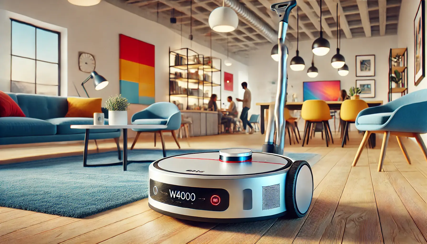 WAP Robô Aspirador de Pó ROBOT W4000 - Estação Autolimpante, Mapeamento LDS 360°, Passa Pano com MOP Giratório 127V
