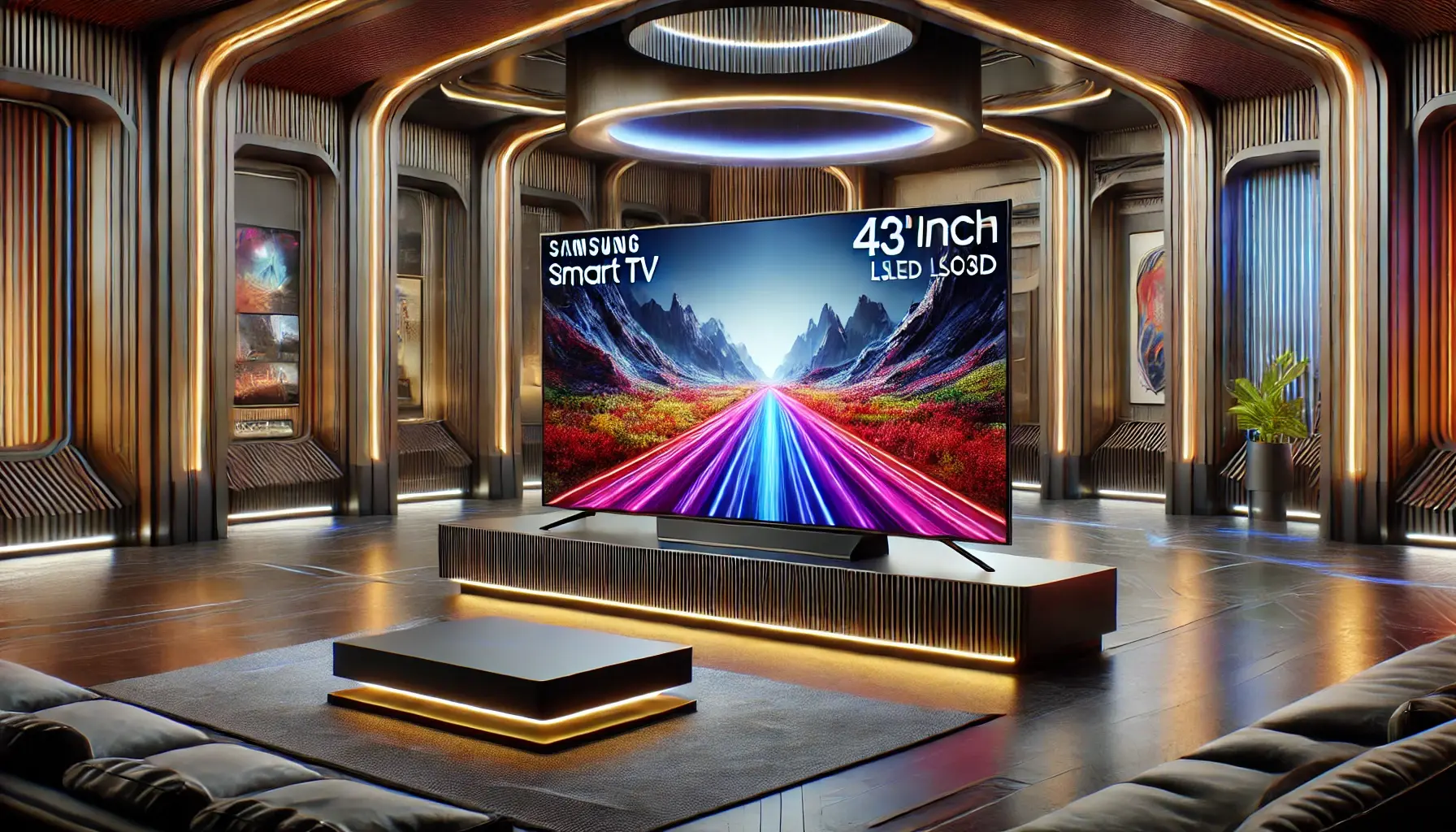 Samsung Smart TV 43 Polegadas QLED The Frame LS03D - Tela Matte: Design e Desempenho Excepcionais