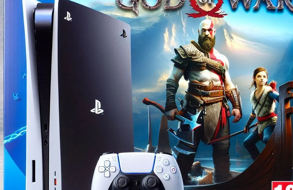 Console Playstation PS5 com Drive Slim 1TB e God of War