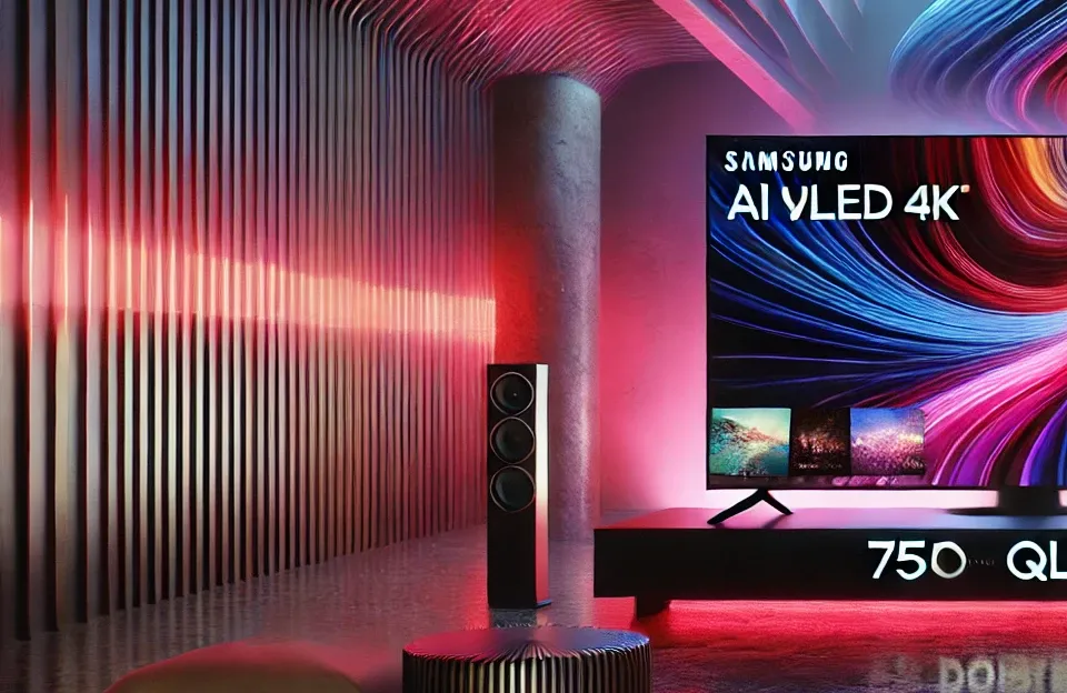 Samsung AI TV 75" Neo QLED 4K com som Dolby Atmos