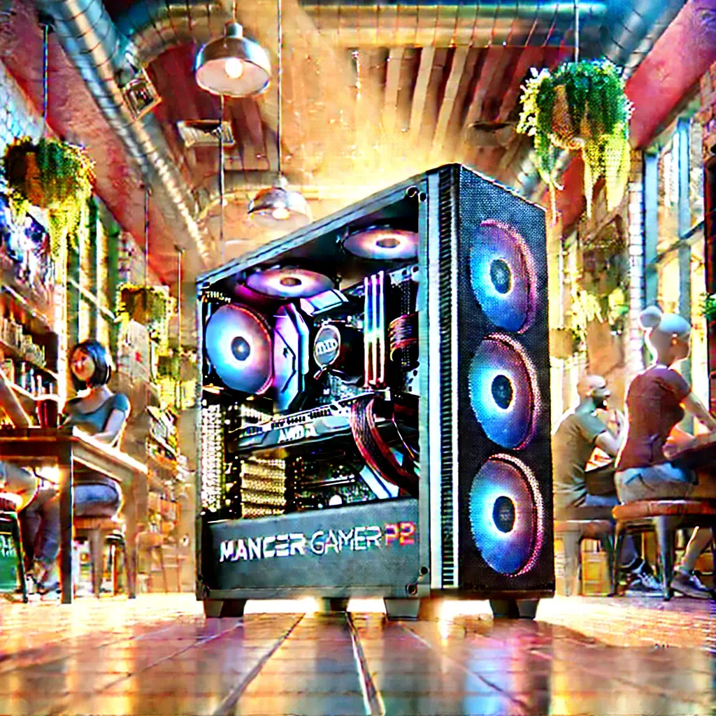 PC Gamer Completo Mancer, AMD Ryzen 5 3400G, 16GB DDR4, SSD 480GB