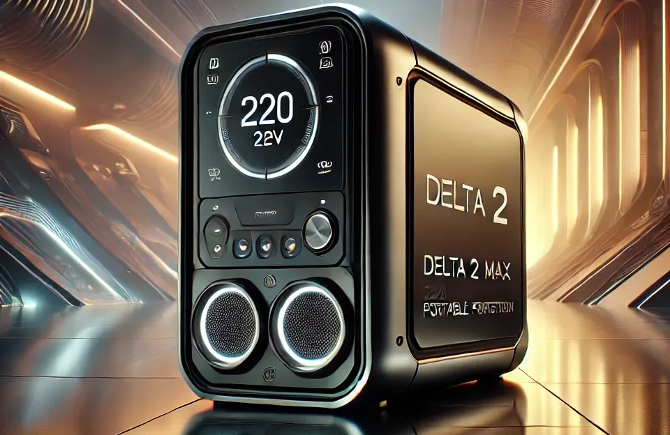 Estação De Energia Portátil DELTA 2 MAX 220V – Alta Capacidade e Potência