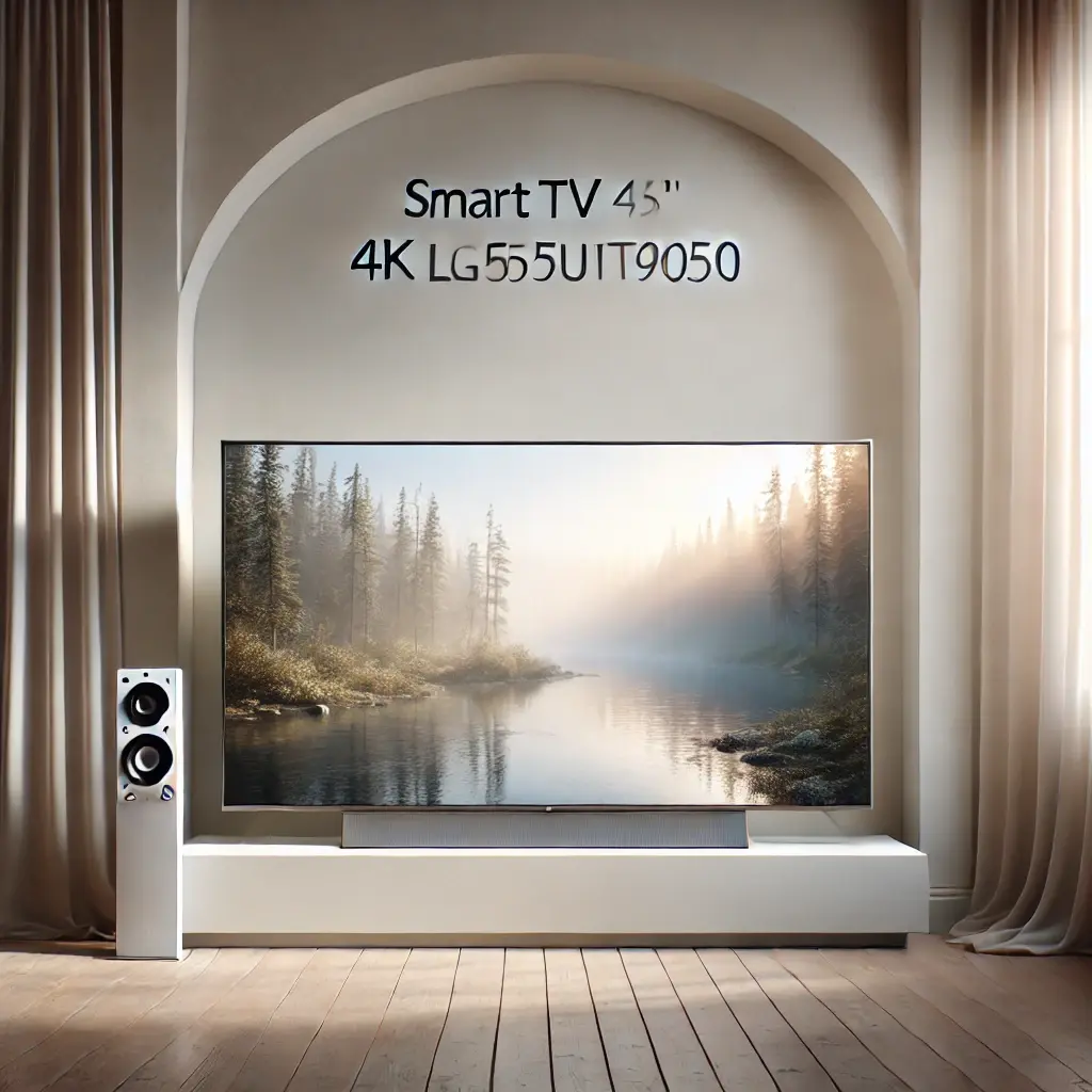 Smart TV 4K 55" LG UHD 55UT9050: Desempenho e Conectividade de Alta Qualidade