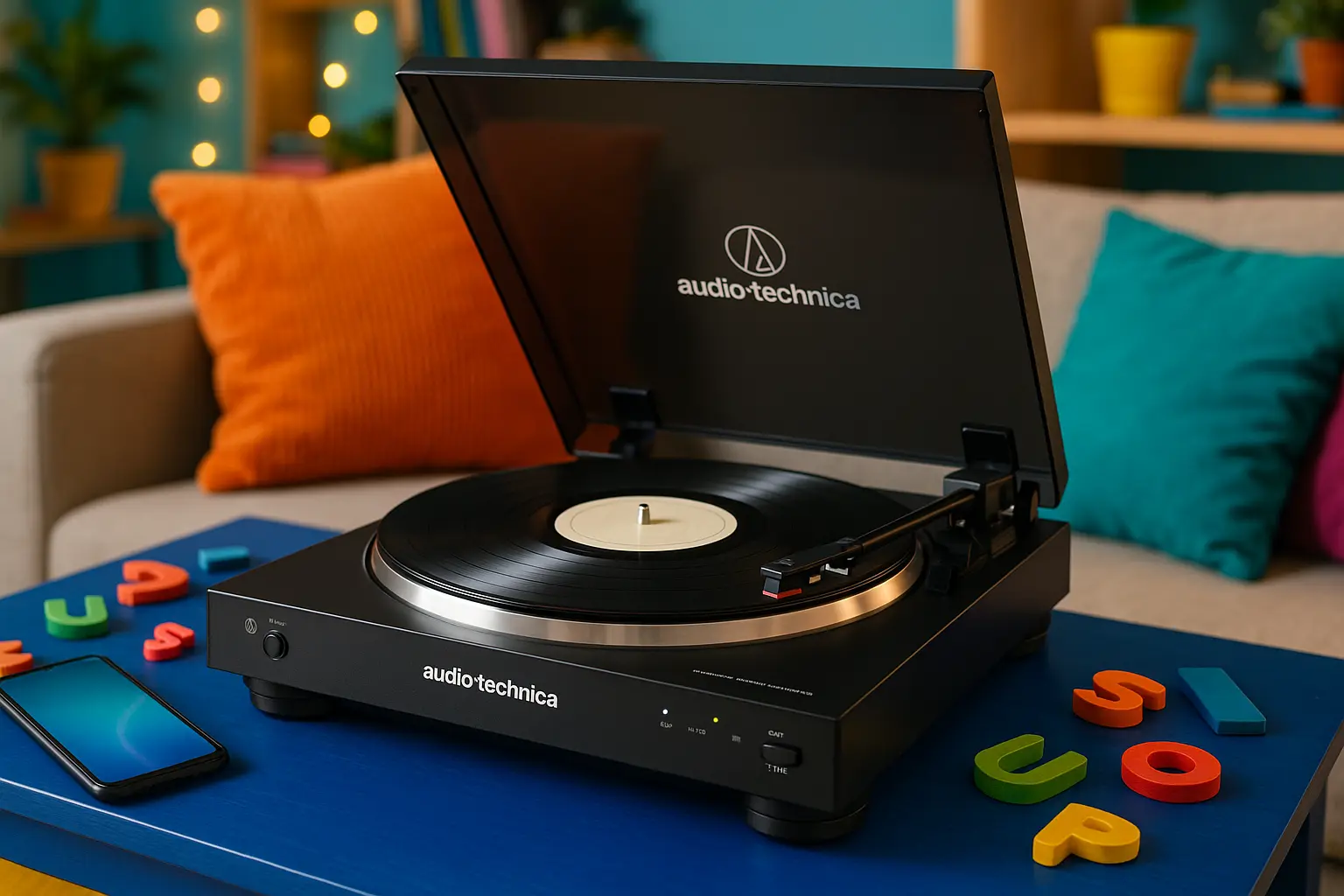 Toca-Discos Vinil Audio-Technica Sem-Fio Automático AT-LP70XBT-BS: Características, Desempenho e Comparações
