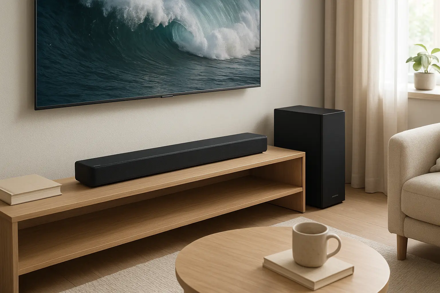 Soundbar Samsung HW-Q800D: Áudio Imersivo com Dolby Atmos e Conectividade Sem Fio