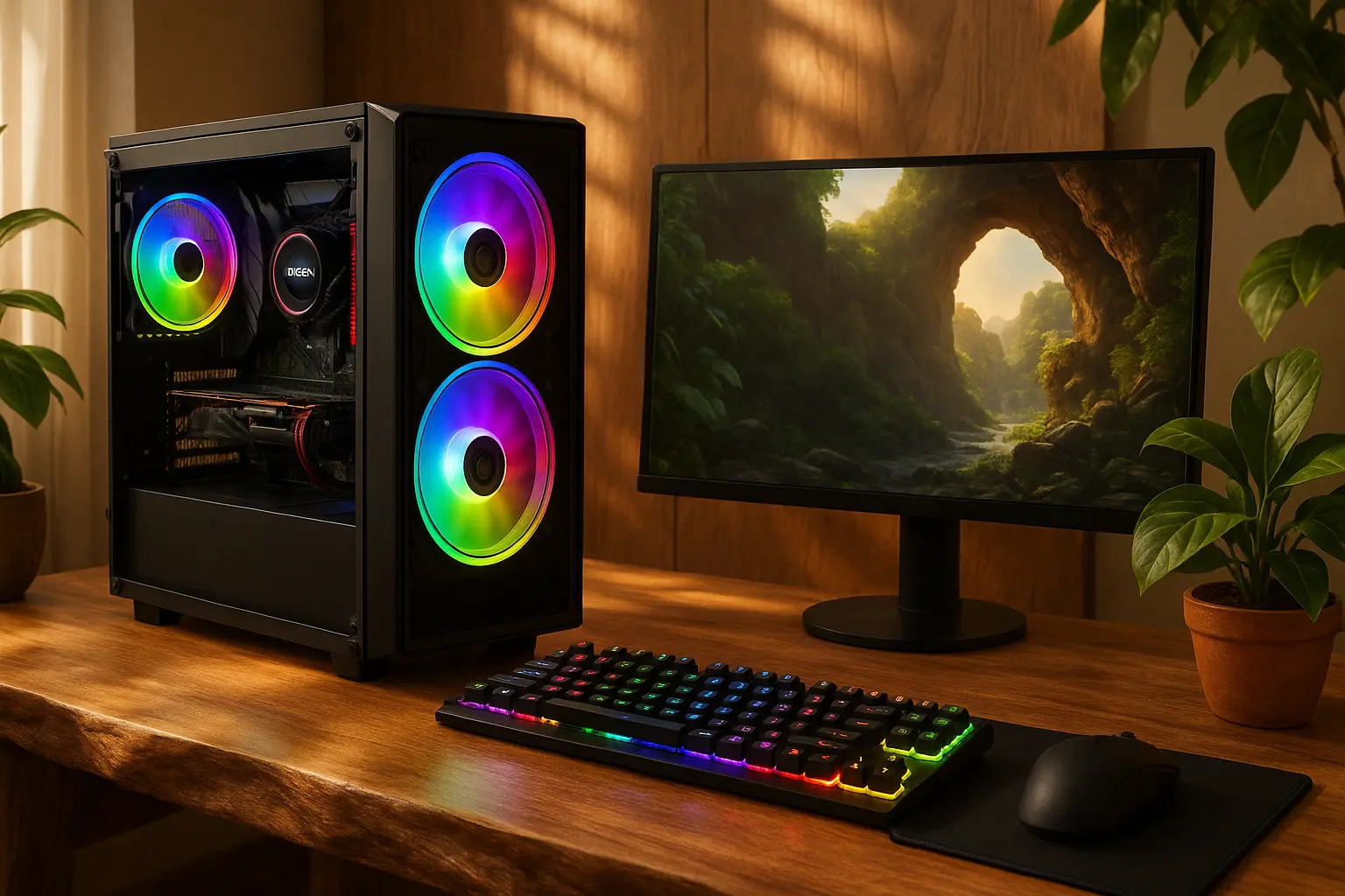PC Gamer AMD Ryzen 5 5600GT: Setup Completo com Kit RGB