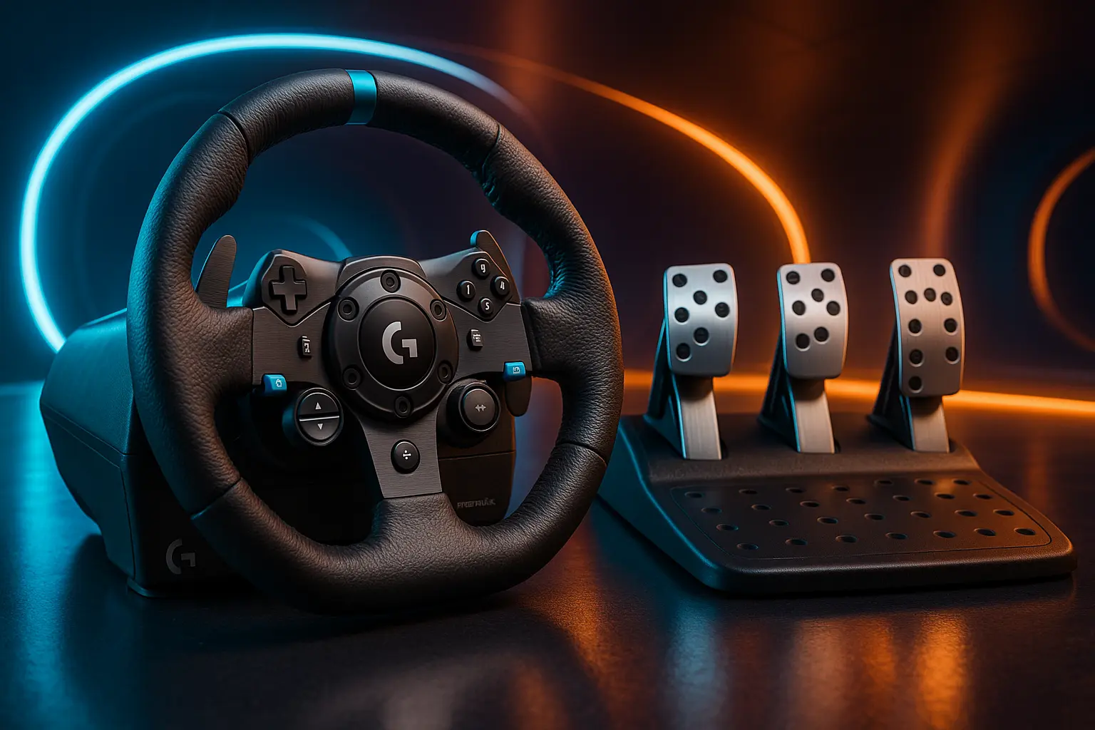 Logitech G923 com TRUEFORCE: Imersão Total no Volante
