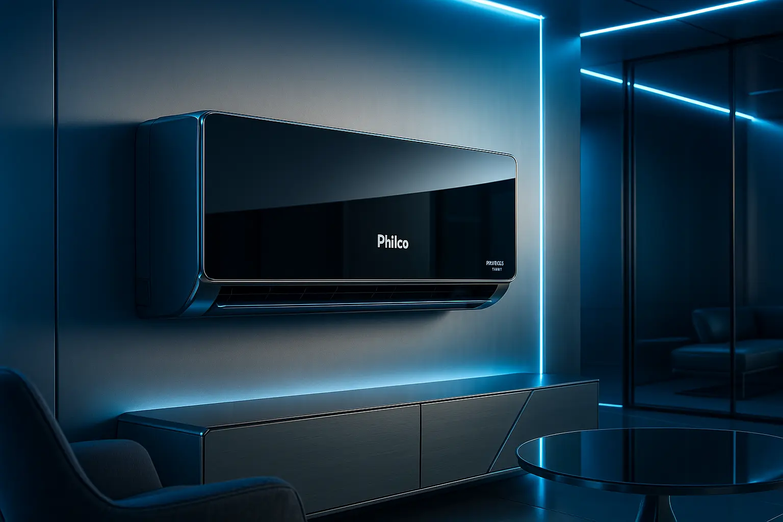 Ar Condicionado Philco Espelhado 12000 Btus: Inverter Quente e Frio com Estilo