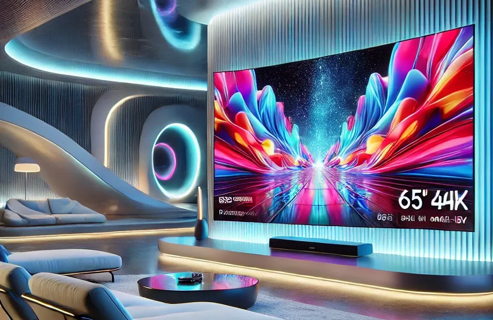 Samsung Smart TV 65" OLED 4K com AI e 144Hz