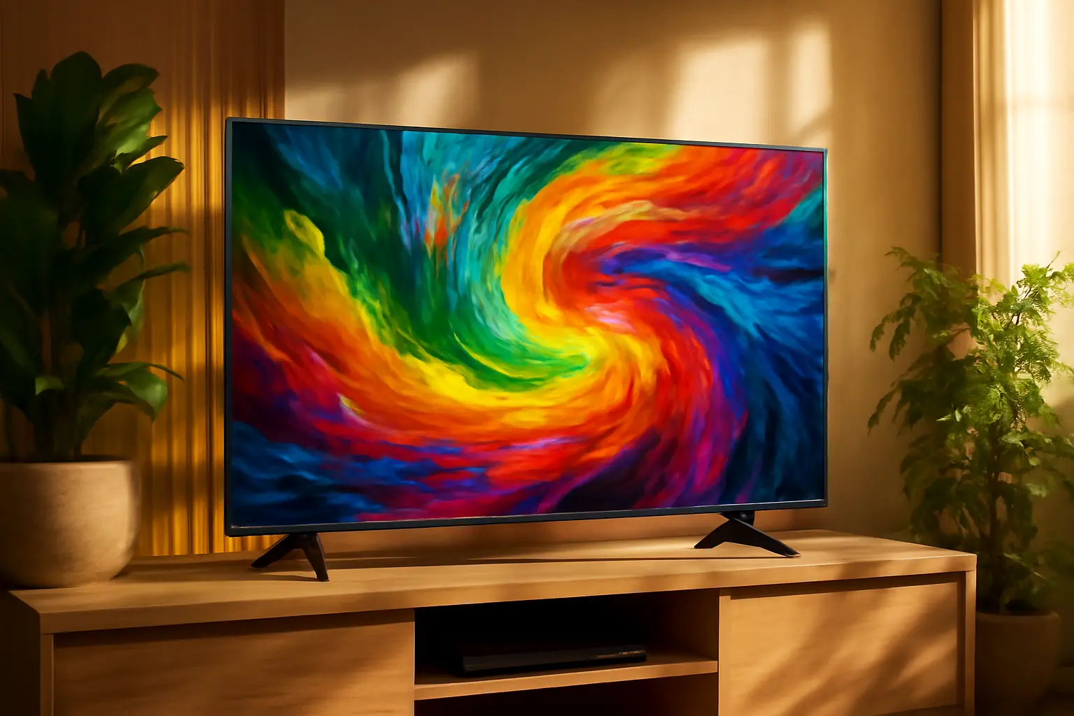 Hisense Smart TV UHD 4K QLED 55" Polegadas 55Q6N: Qualidade de Imagem e Áudio Impecáveis