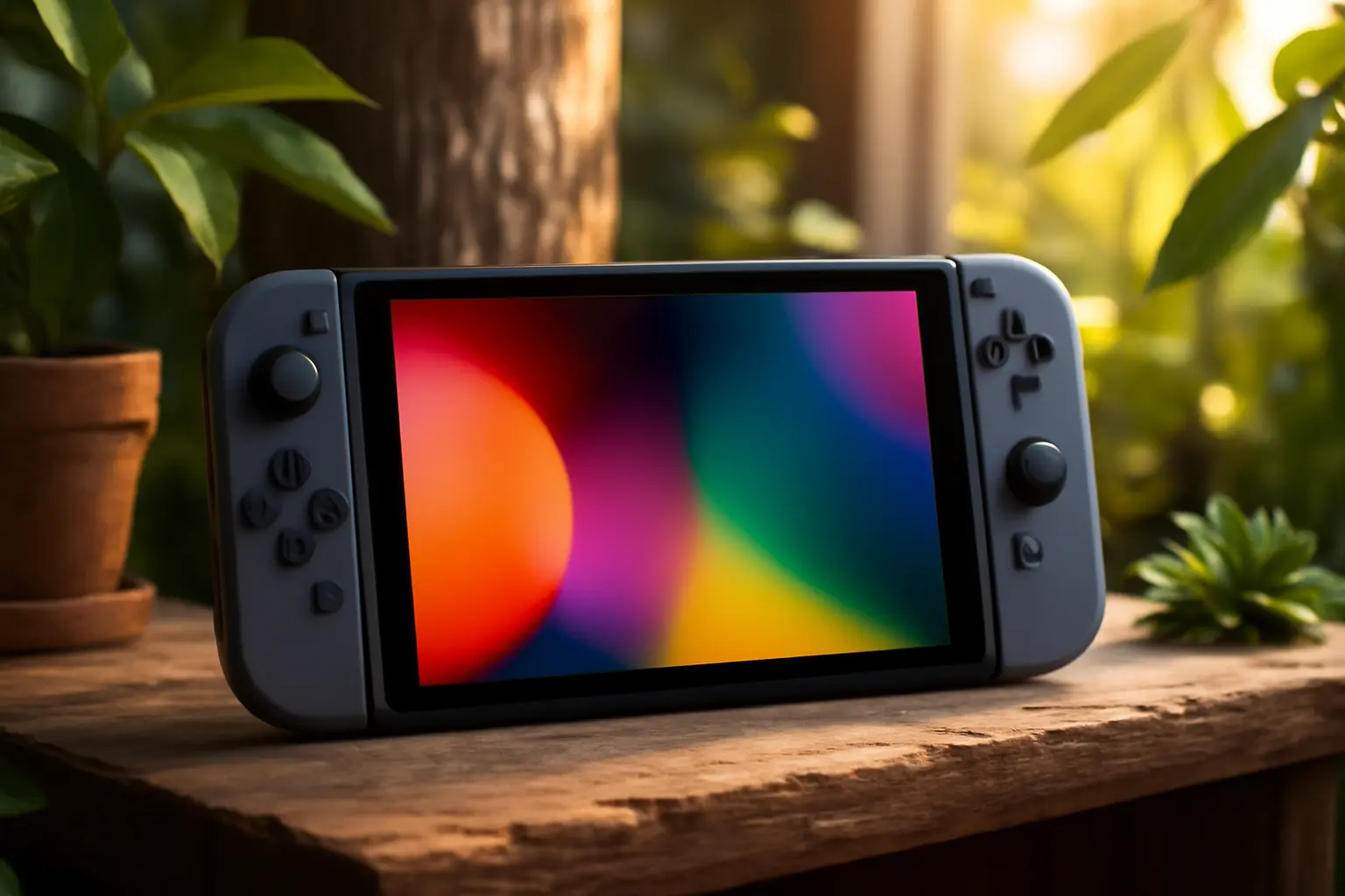 Nintendo Switch OLED Cinza: Visual Imersivo e Jogo Acelerado