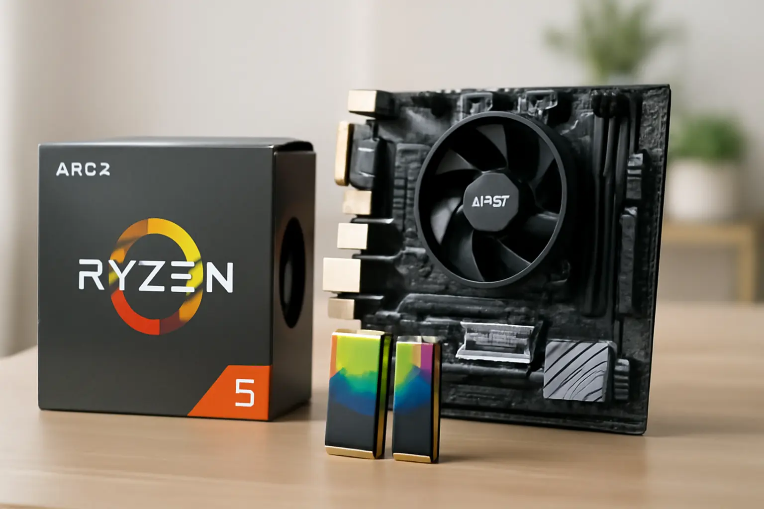 Kit Upgrade AMD Ryzen 5 5600GT, B450M, 2x8GB DDR4 3200MHz RGB: Desempenho Imbatível