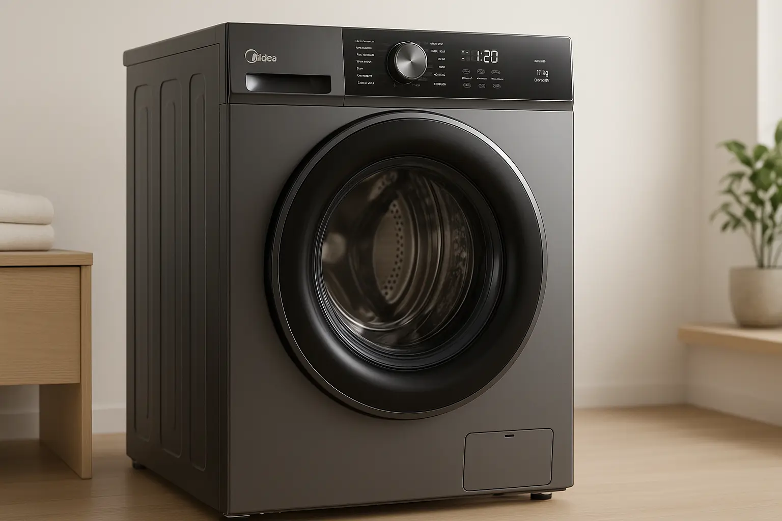 Lavadora Midea HealthGuard Smart 11kg: Tecnologia e Higienização