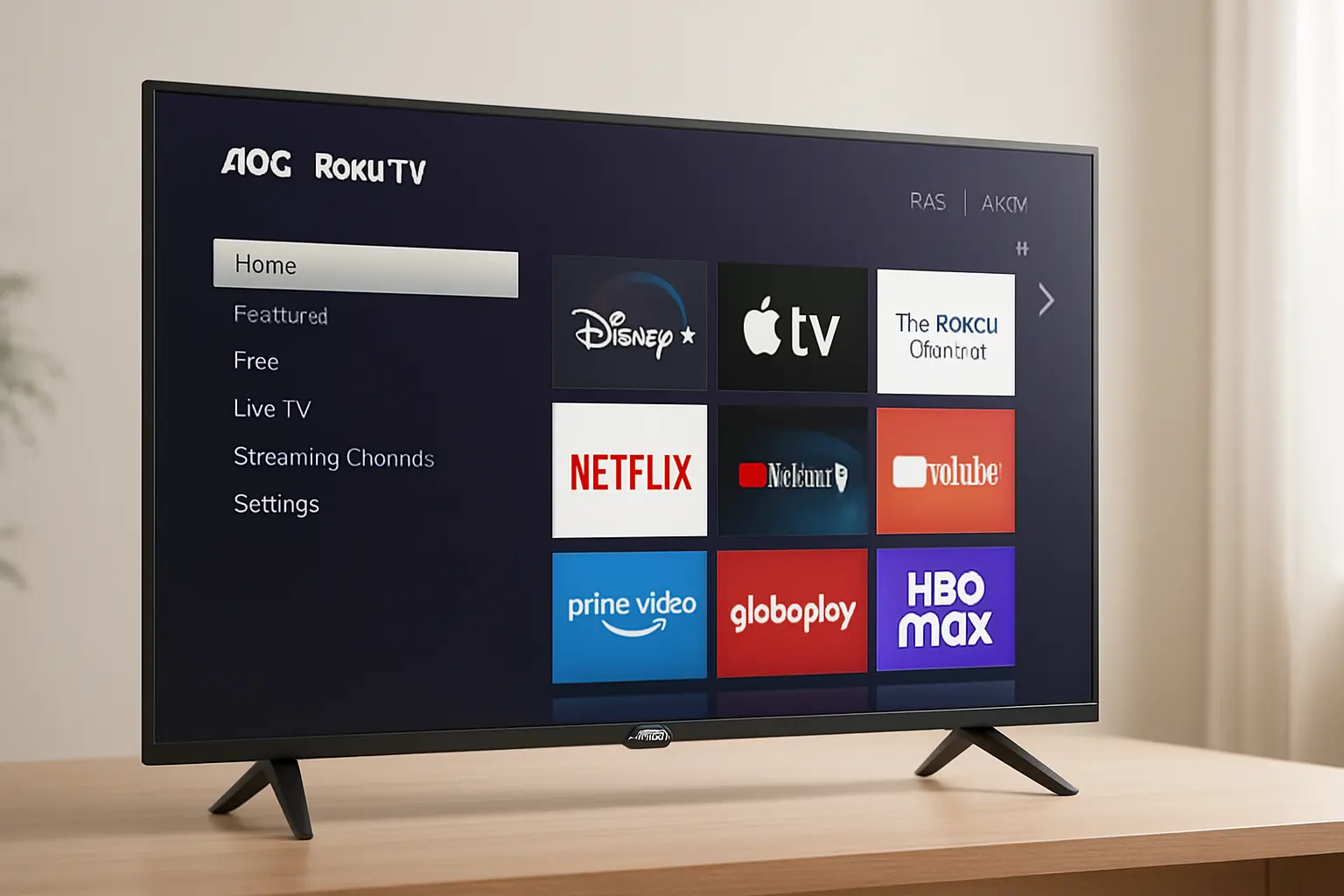 Smart TV 50 AOC Roku 4K: Imagem Impressionante e Facilidade