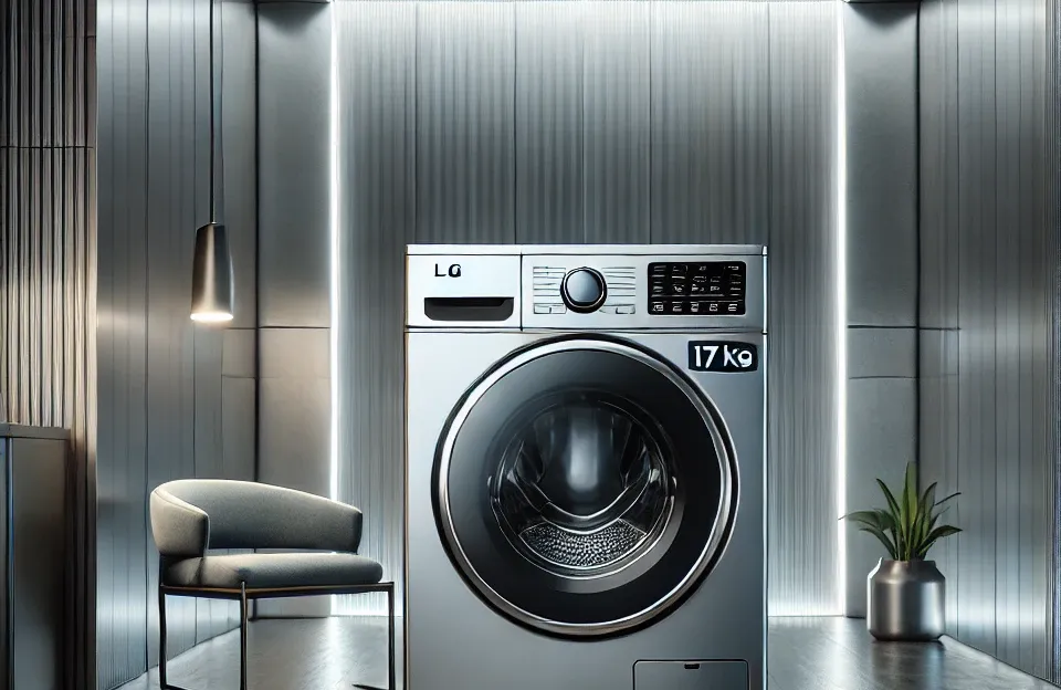 Lava e Seca Smart LG 17kg Aço Escovado com Conectividade Wi-Fi ThinQ – WD17SV2S6BA